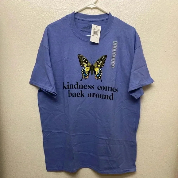 🆕Karma Butterfly Graphic Tee - Purple XL🆕 - Picture 4 of 6
